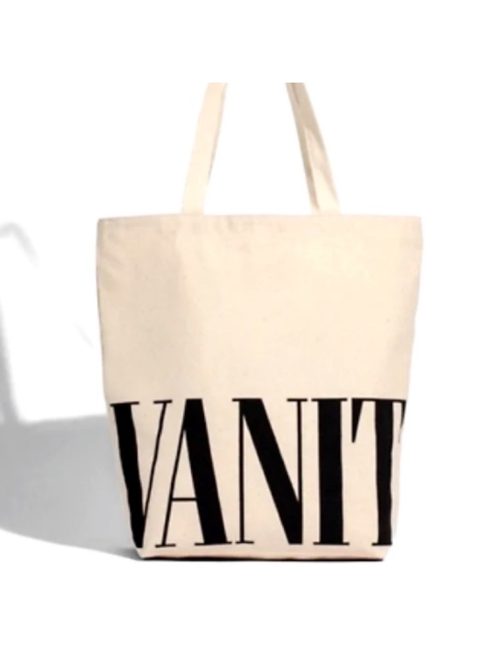 NWOT Vanity fair canvas tote bag Contemporary Clean beauty chic